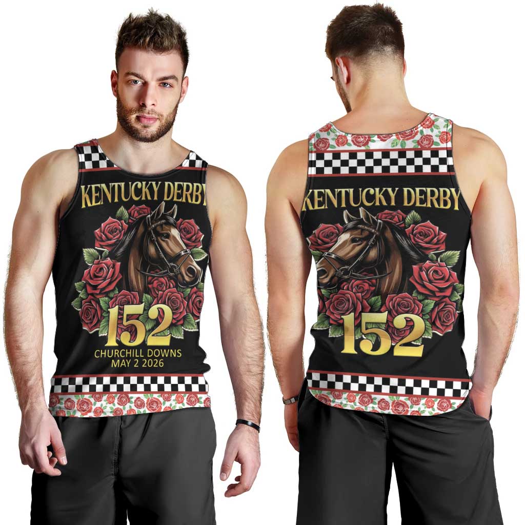Kentucky Horse Racing 152nd Men Tank Top Run for the Roses May 2026