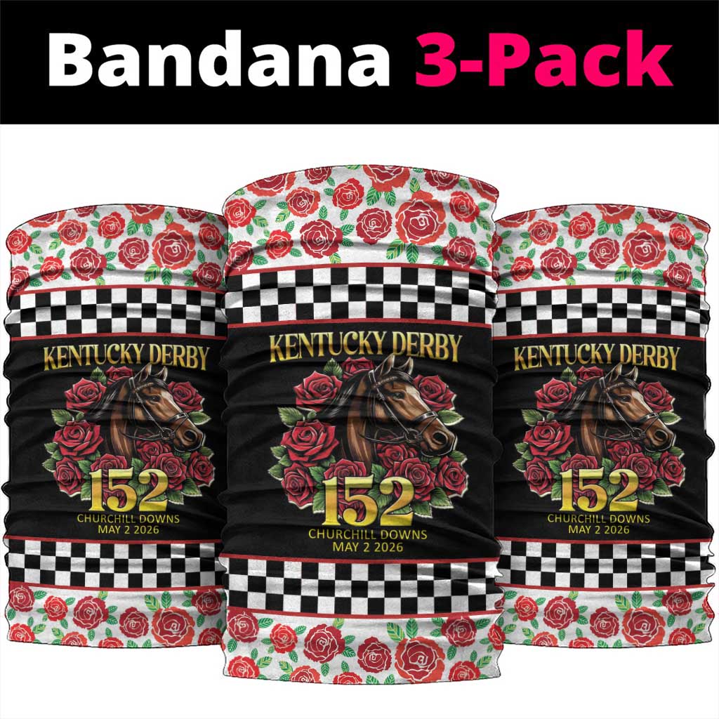 Kentucky Horse Racing 152nd Neck Gaiter Run for the Roses May 2026