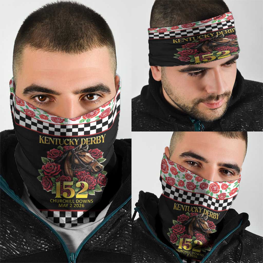 Kentucky Horse Racing 152nd Neck Gaiter Run for the Roses May 2026