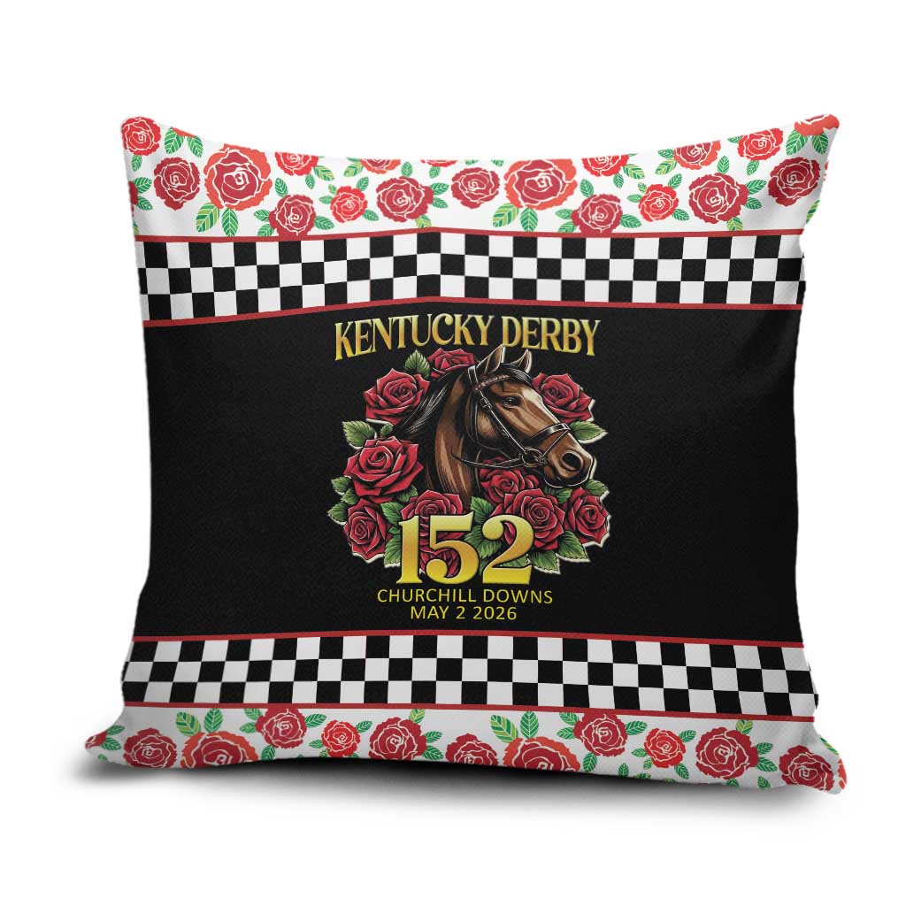 Kentucky Horse Racing 152nd Pillow Cover Run for the Roses May 2026