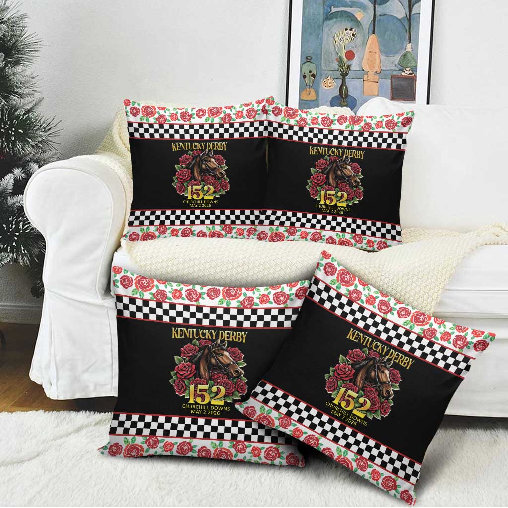 Kentucky Horse Racing 152nd Pillow Cover Run for the Roses May 2026