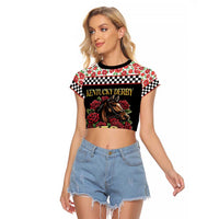 Kentucky Horse Racing 152nd Raglan Cropped T Shirt Run for the Roses May 2026