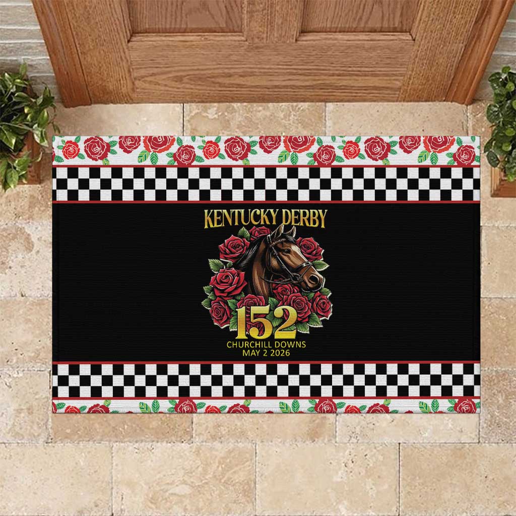 Kentucky Horse Racing 152nd Rubber Doormat Run for the Roses May 2026