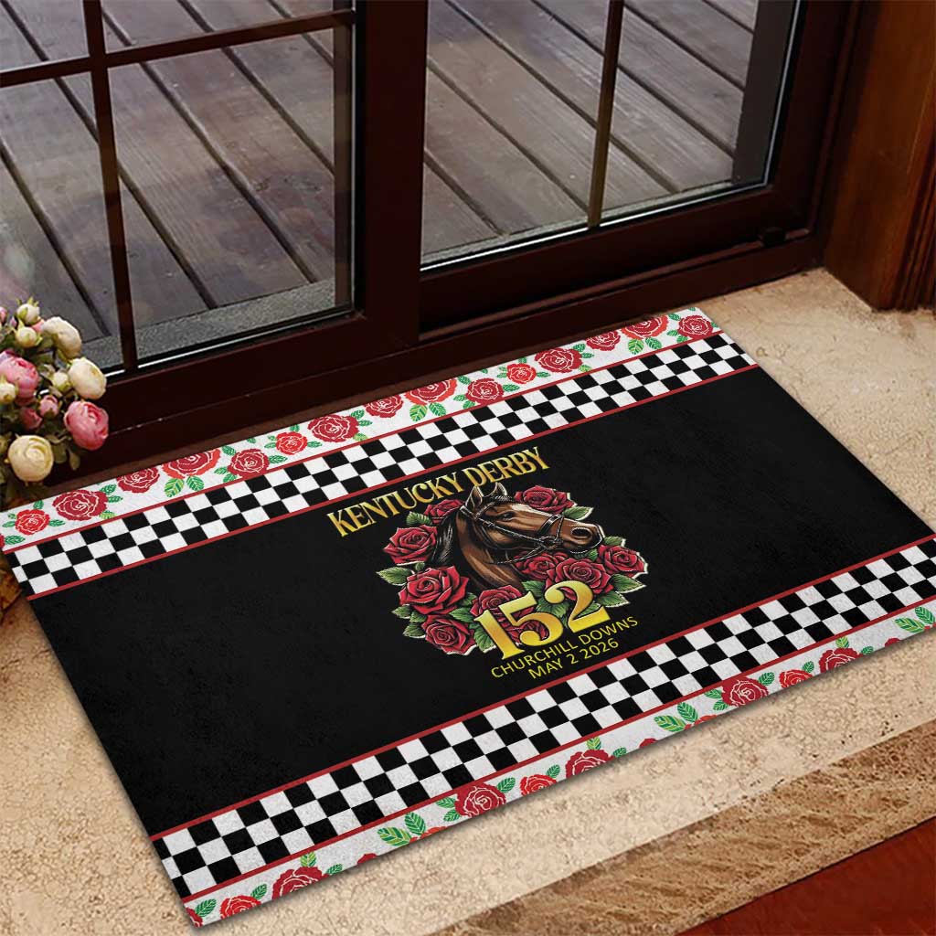 Kentucky Horse Racing 152nd Rubber Doormat Run for the Roses May 2026