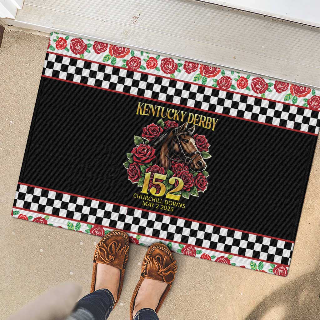 Kentucky Horse Racing 152nd Rubber Doormat Run for the Roses May 2026