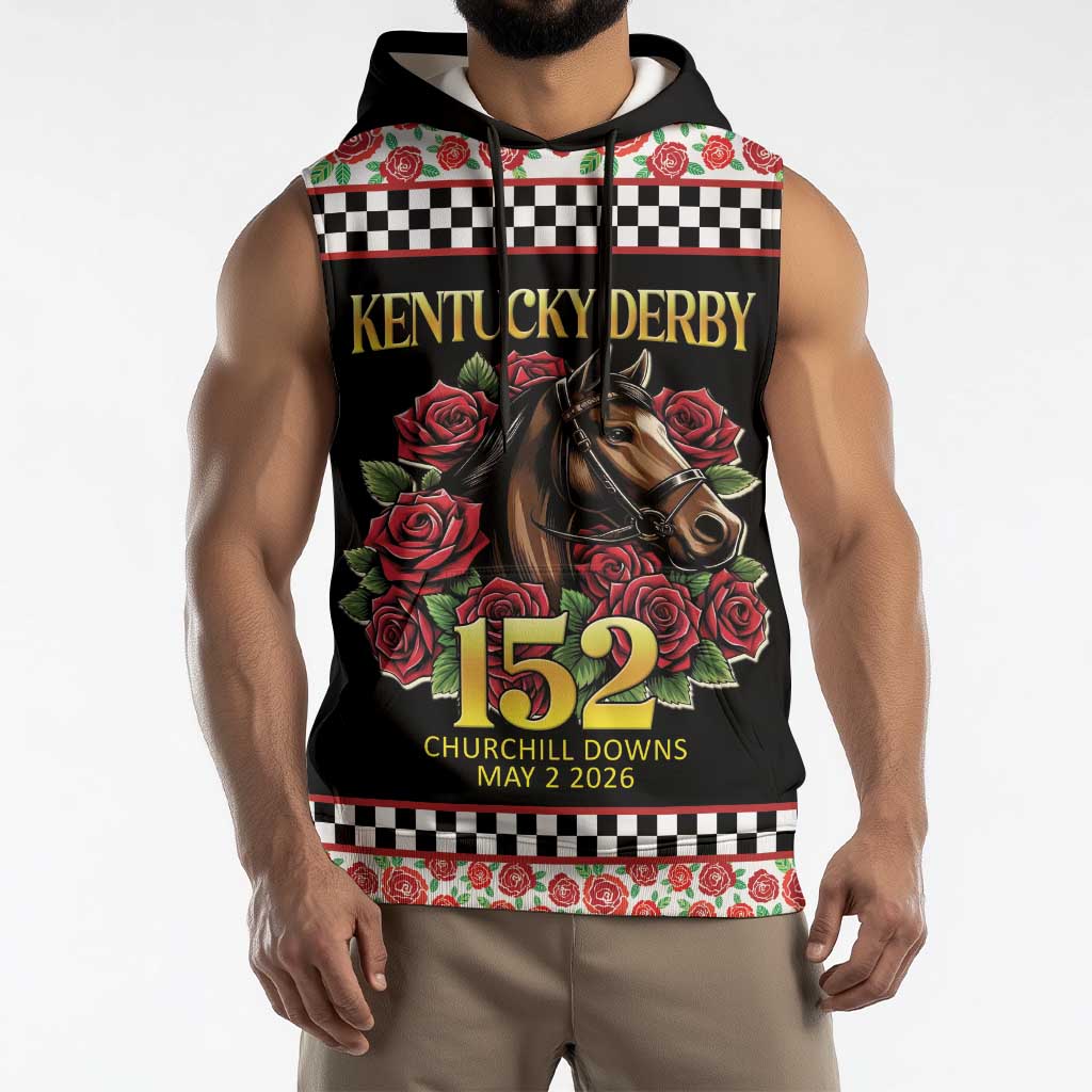 Kentucky Horse Racing 152nd Sleeveless Hoodie Run for the Roses May 2026