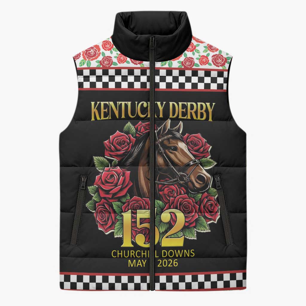 Kentucky Horse Racing 152nd Sleeveless Puffer Jacket Run for the Roses May 2026