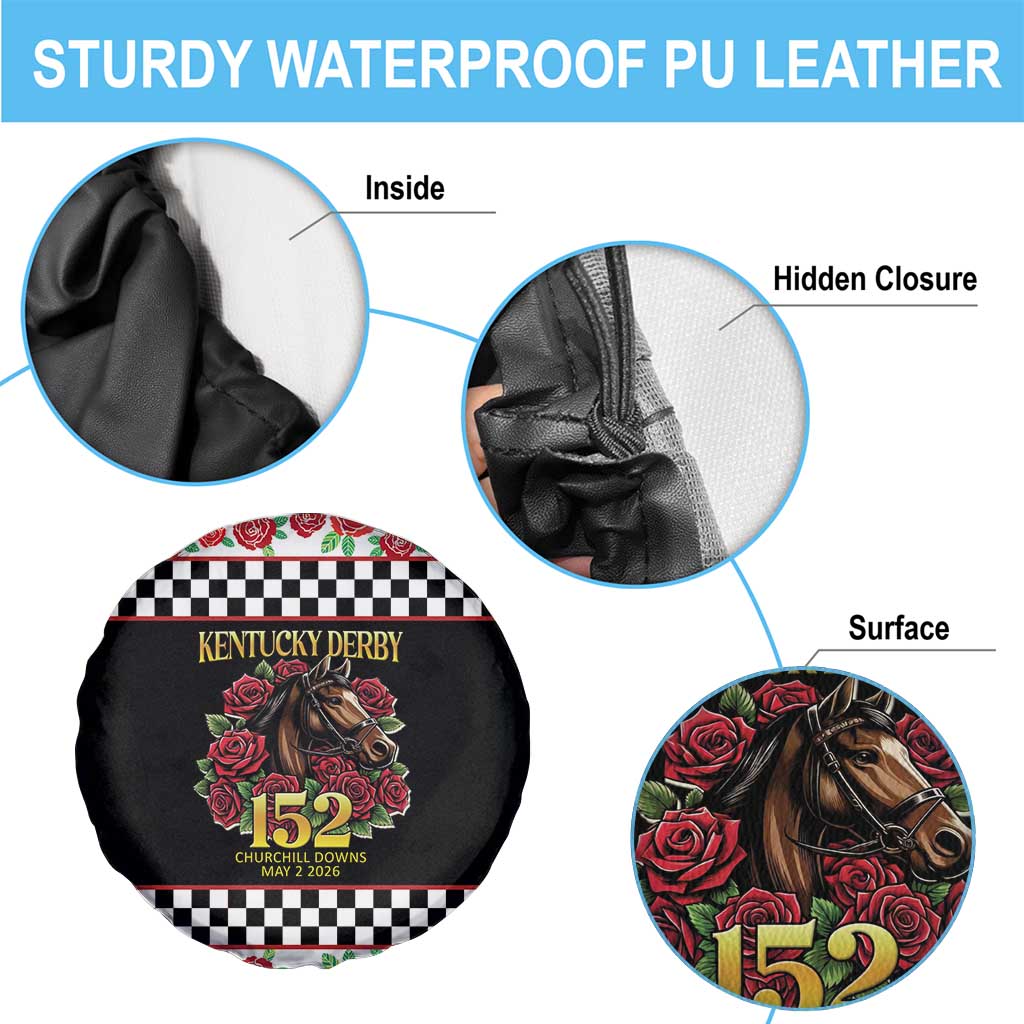 Kentucky Horse Racing 152nd Spare Tire Cover Run for the Roses May 2026