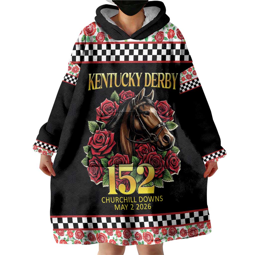 Kentucky Horse Racing 152nd Wearable Blanket Hoodie Run for the Roses May 2026