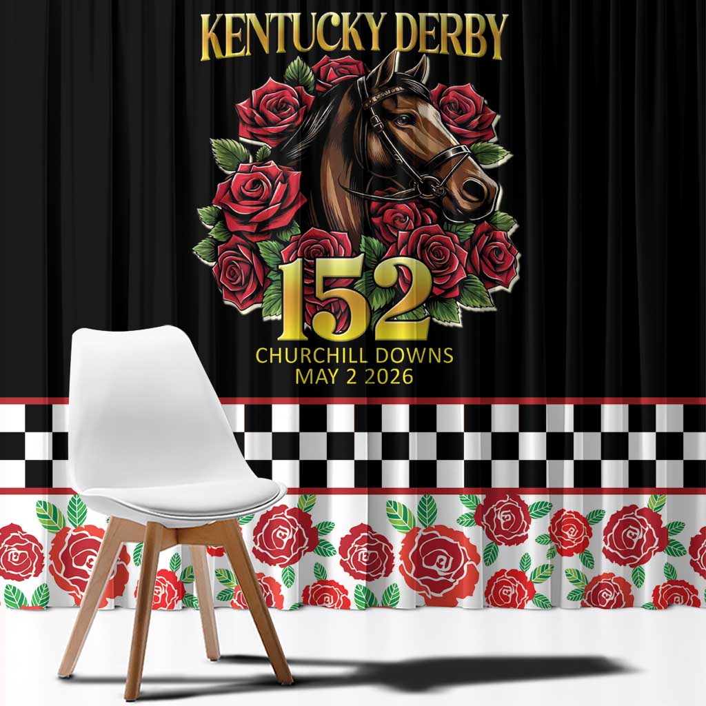 Kentucky Horse Racing 152nd Window Curtain Run for the Roses May 2026