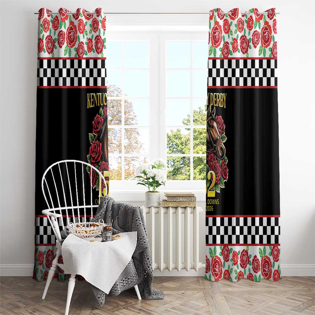 Kentucky Horse Racing 152nd Window Curtain Run for the Roses May 2026