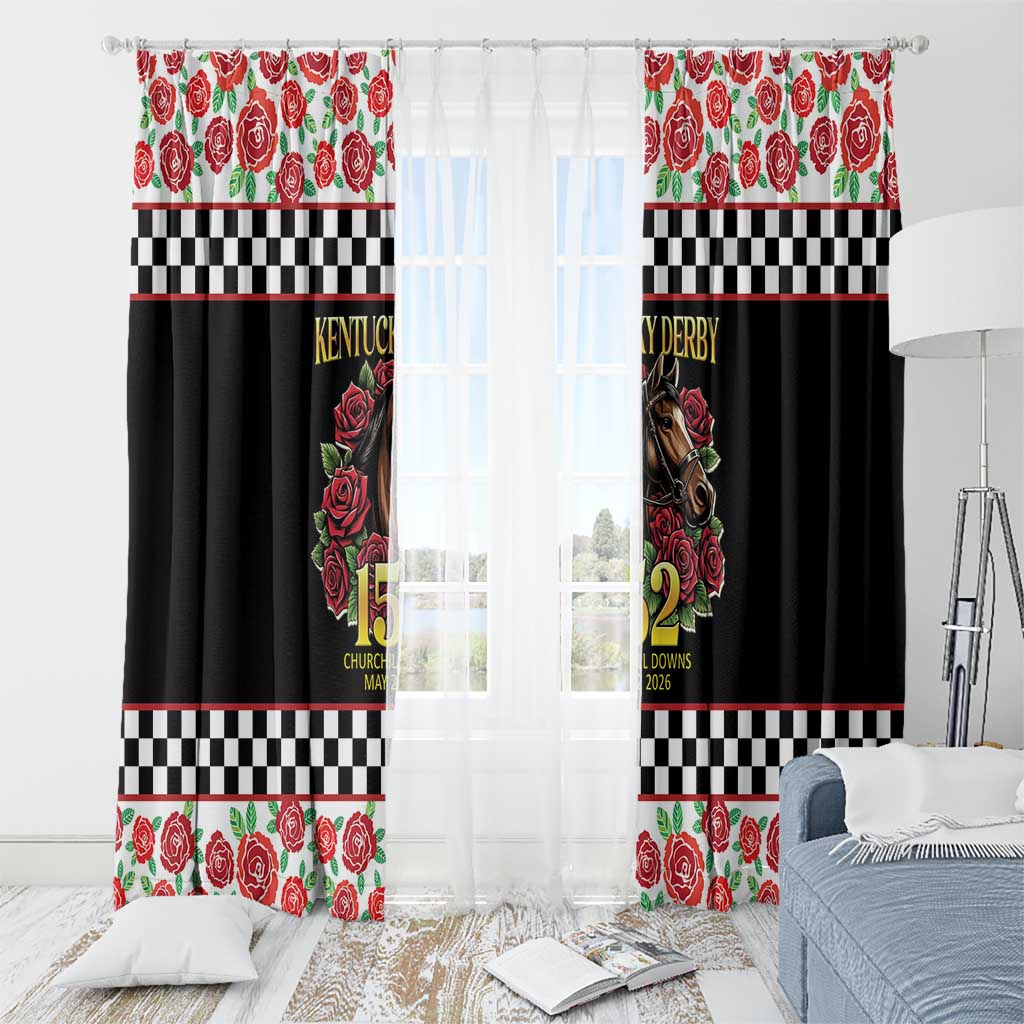 Kentucky Horse Racing 152nd Window Curtain Run for the Roses May 2026