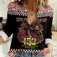 Kentucky Horse Racing 152nd Women Casual Shirt Run for the Roses May 2026