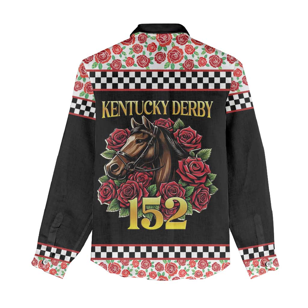 Kentucky Horse Racing 152nd Women Casual Shirt Run for the Roses May 2026