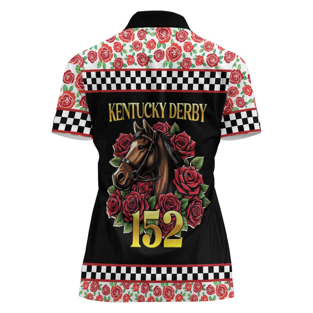 Kentucky Horse Racing 152nd Women Polo Shirt Run for the Roses May 2026