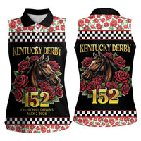 Kentucky Horse Racing 152nd Women Sleeveless Polo Shirt Run for the Roses May 2026