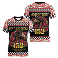 Kentucky Horse Racing 152nd Women V-Neck T-Shirt Run for the Roses May 2026