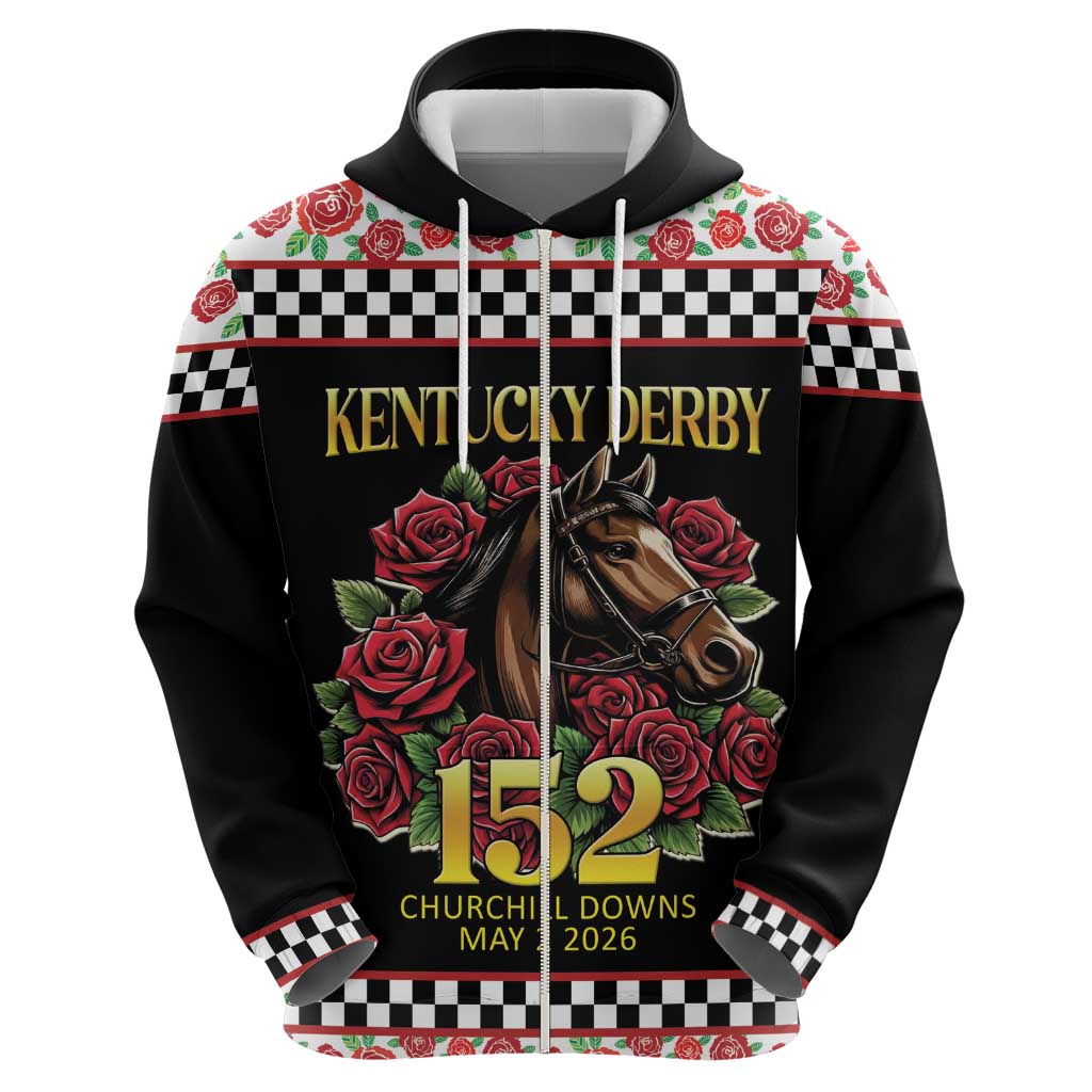 Kentucky Horse Racing 152nd Zip Hoodie Run for the Roses May 2026