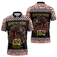 Kentucky Horse Racing 152nd Zipper Polo Shirt Run for the Roses May 2026