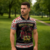 Kentucky Horse Racing 152nd Zipper Polo Shirt Run for the Roses May 2026