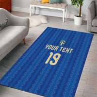Custom World Football 2026 Sweden Area Rug Swedish The Blue and Yellow Champions