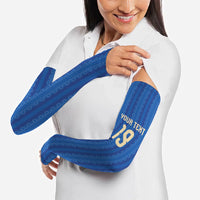 Custom World Football 2026 Sweden Arm Sleeves Swedish The Blue and Yellow Champions