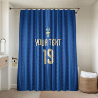 Custom World Football 2026 Sweden Bathroom Set Swedish The Blue and Yellow Champions