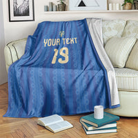 Custom World Football 2026 Sweden Blanket Swedish The Blue and Yellow Champions