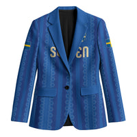 Custom World Football 2026 Sweden Blazer Swedish The Blue and Yellow Champions