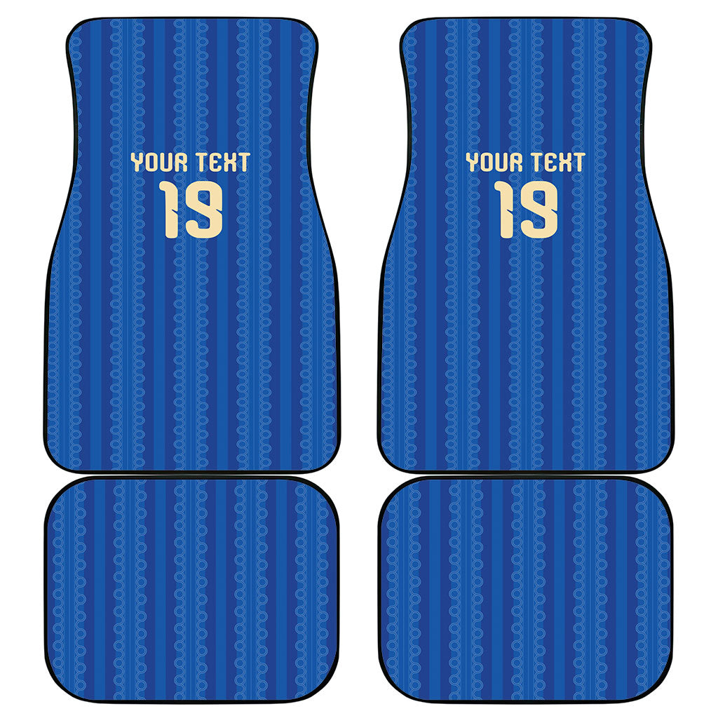 Custom World Football 2026 Sweden Car Mats Swedish The Blue and Yellow Champions
