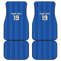 Custom World Football 2026 Sweden Car Mats Swedish The Blue and Yellow Champions