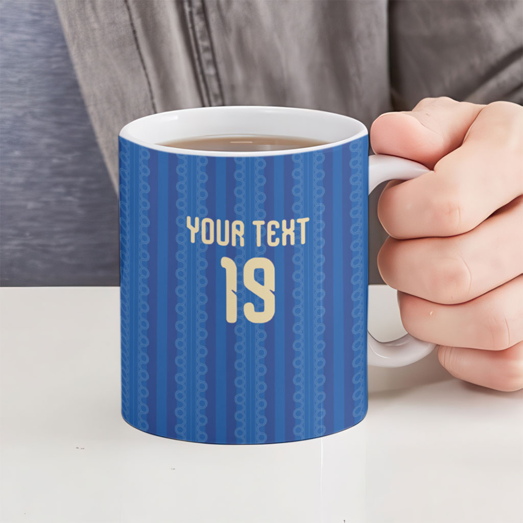 Custom World Football 2026 Sweden Ceramic Mug Swedish The Blue and Yellow Champions