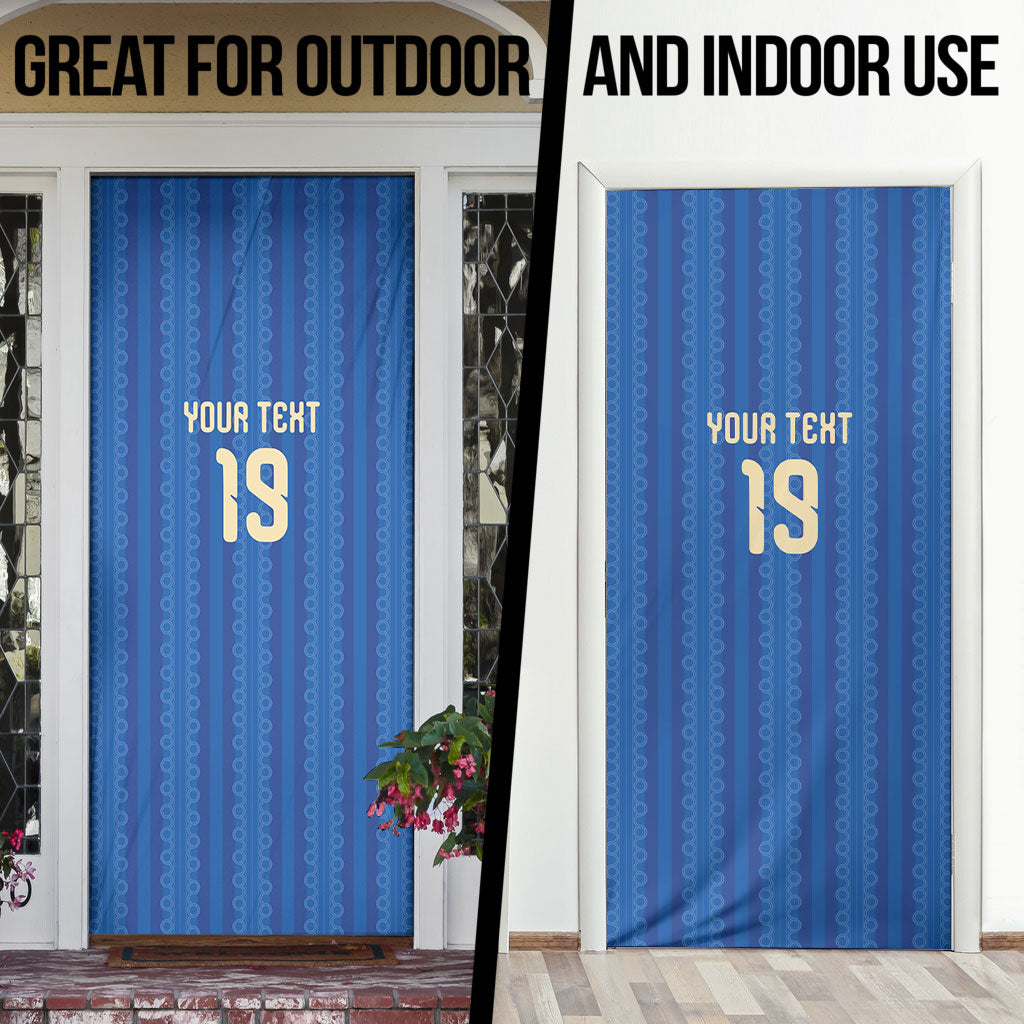 Custom World Football 2026 Sweden Door Cover Swedish The Blue and Yellow Champions