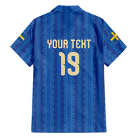 Custom World Football 2026 Sweden Hawaiian Shirt Swedish The Blue and Yellow Champions