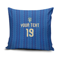 Custom World Football 2026 Sweden Pillow Cover Swedish The Blue and Yellow Champions