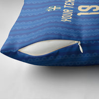 Custom World Football 2026 Sweden Pillow Cover Swedish The Blue and Yellow Champions