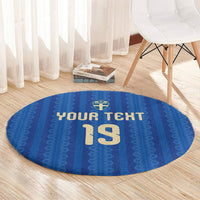 Custom World Football 2026 Sweden Round Carpet Swedish The Blue and Yellow Champions