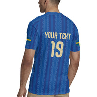 Custom World Football 2026 Sweden Rugby Jersey Swedish The Blue and Yellow Champions