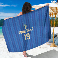 Custom World Football 2026 Sweden Sarong Swedish The Blue and Yellow Champions