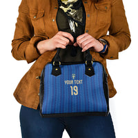 Custom World Football 2026 Sweden Shoulder Handbag Swedish The Blue and Yellow Champions