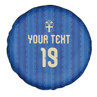 Custom World Football 2026 Sweden Spare Tire Cover Swedish The Blue and Yellow Champions