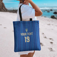 Custom World Football 2026 Sweden Tote Bag Swedish The Blue and Yellow Champions