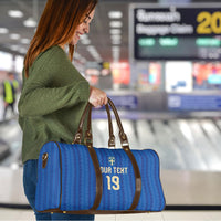 Custom World Football 2026 Sweden Travel Bag Swedish The Blue and Yellow Champions