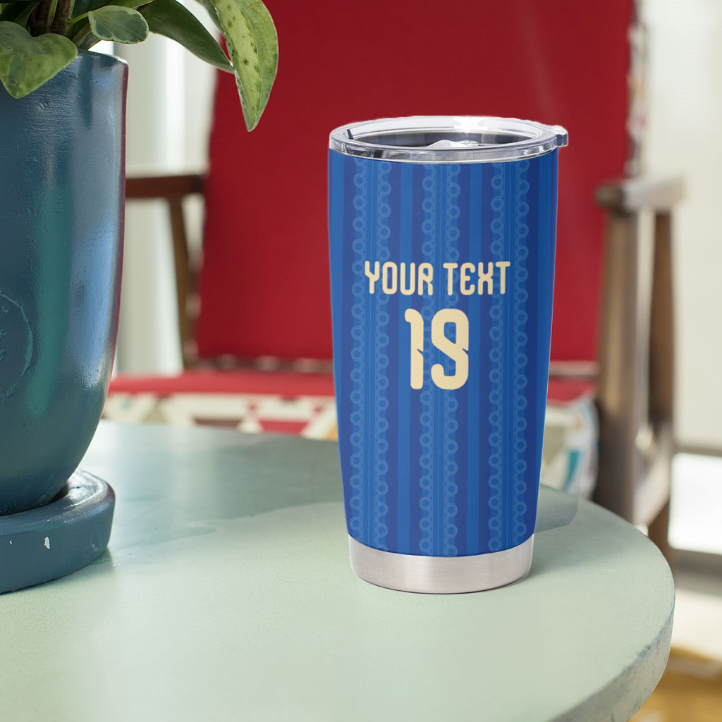 Custom World Football 2026 Sweden Tumbler Cup Swedish The Blue and Yellow Champions