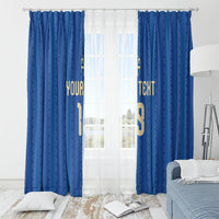 Custom World Football 2026 Sweden Window Curtain Swedish The Blue and Yellow Champions