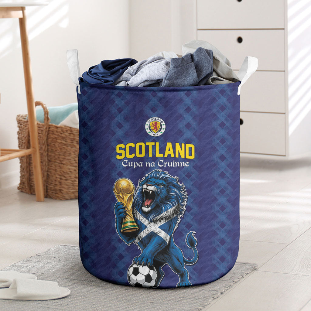 World Football 2026 Scotland Laundry Basket Scottish Tartan Cupa na Cruinne Glory