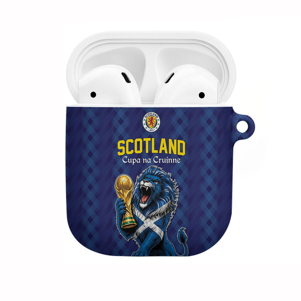 World Football 2026 Scotland AirPods Case Scottish Tartan Cupa na Cruinne Glory