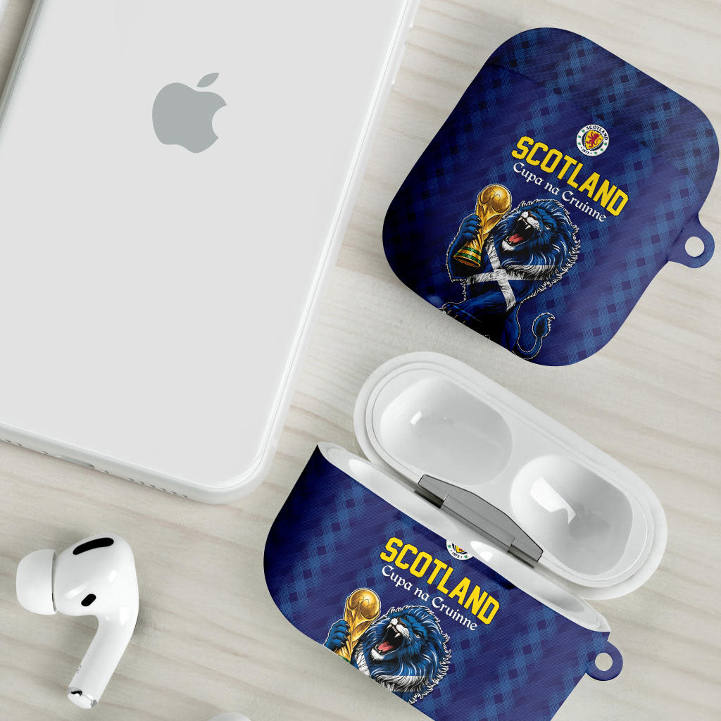World Football 2026 Scotland AirPods Case Scottish Tartan Cupa na Cruinne Glory