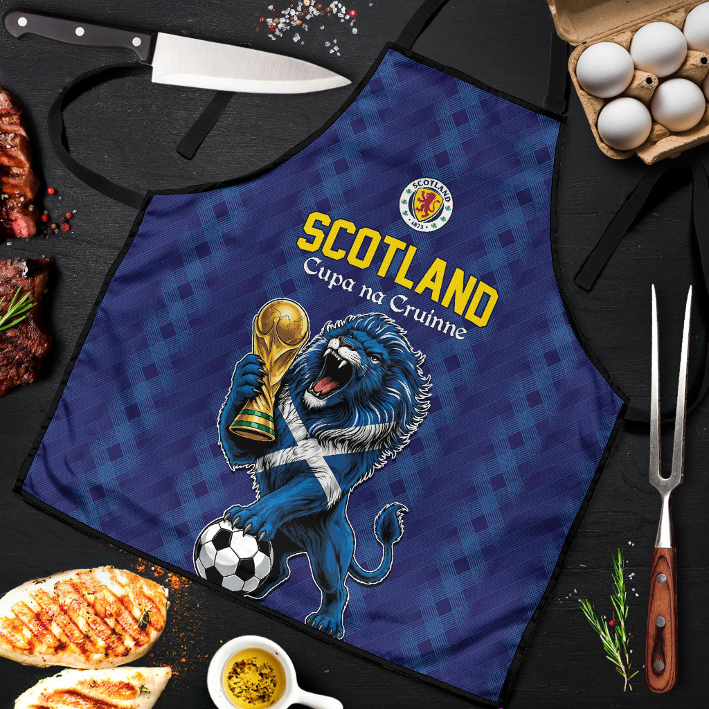 World Football 2026 Scotland Apron Scottish Tartan Cupa na Cruinne Glory