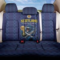 World Football 2026 Scotland Back Car Seat Cover Scottish Tartan Cupa na Cruinne Glory